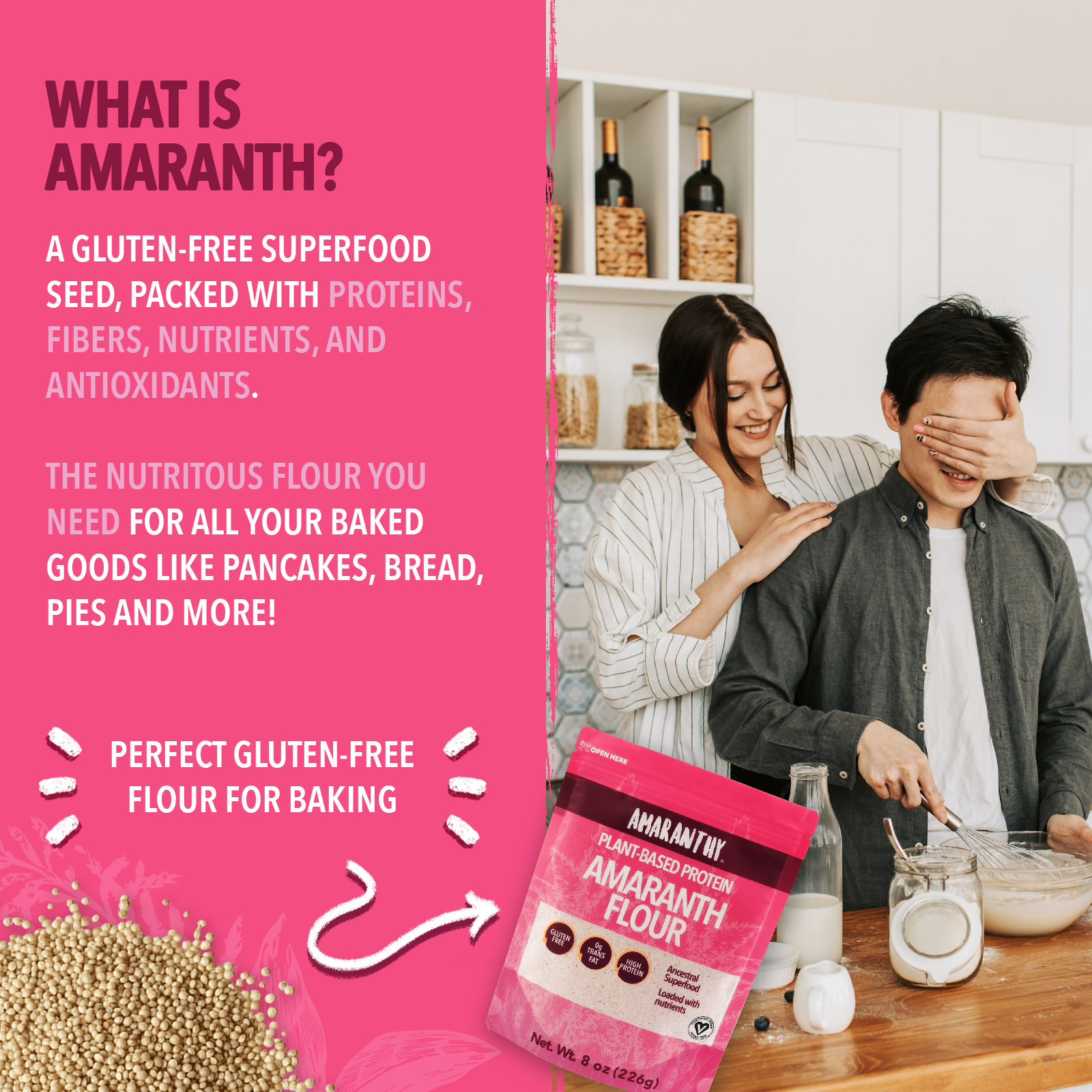Amaranth Flour - 4 pack