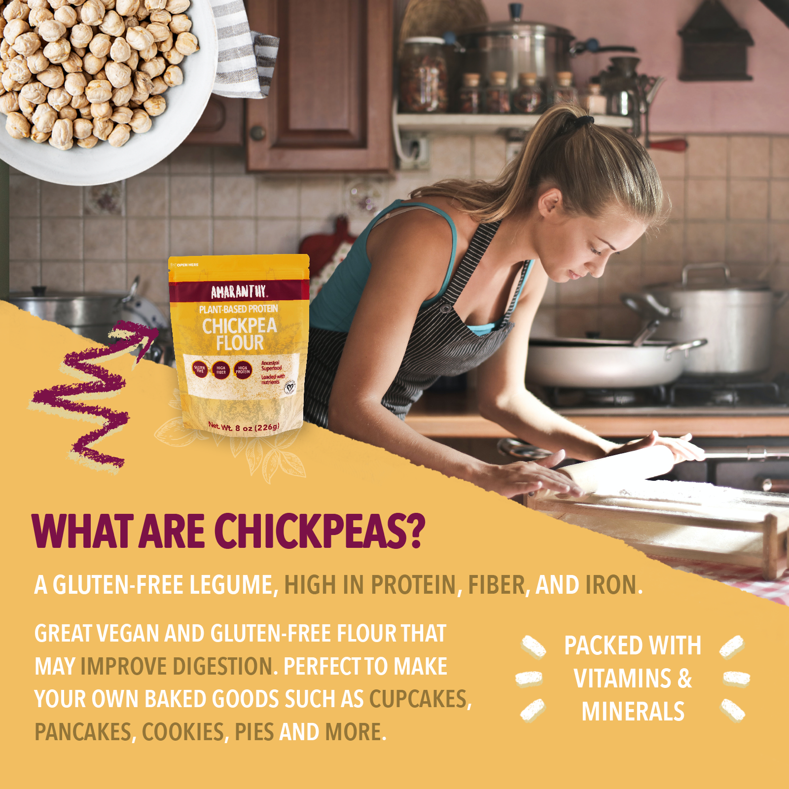 Chickpea Flour - 4 pack